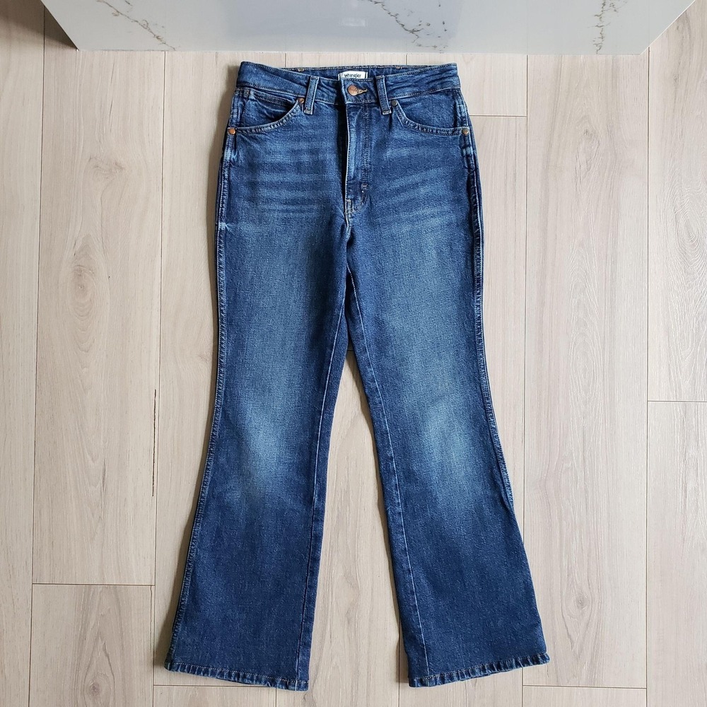 Wrangler Jeans Womens 26 Blue Westward High Rise Bootcut Stretch Denim Casual‎